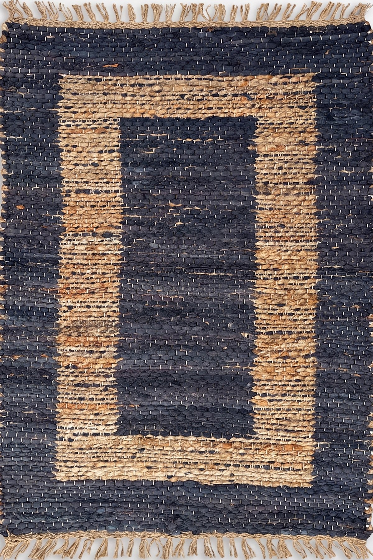 Rustic Natural Jute 2x3 Ft Hamp Mat | Handmade Woven Floor Mat for Kitchen Bathroom and Home Interiors
