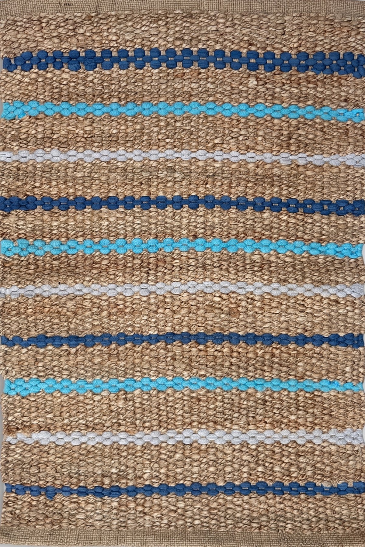Contemporary Rustic Jute 2x3 Ft Hamp Mat | Handwoven Natural Floor Mat for Kitchen Bathroom and Living Spaces