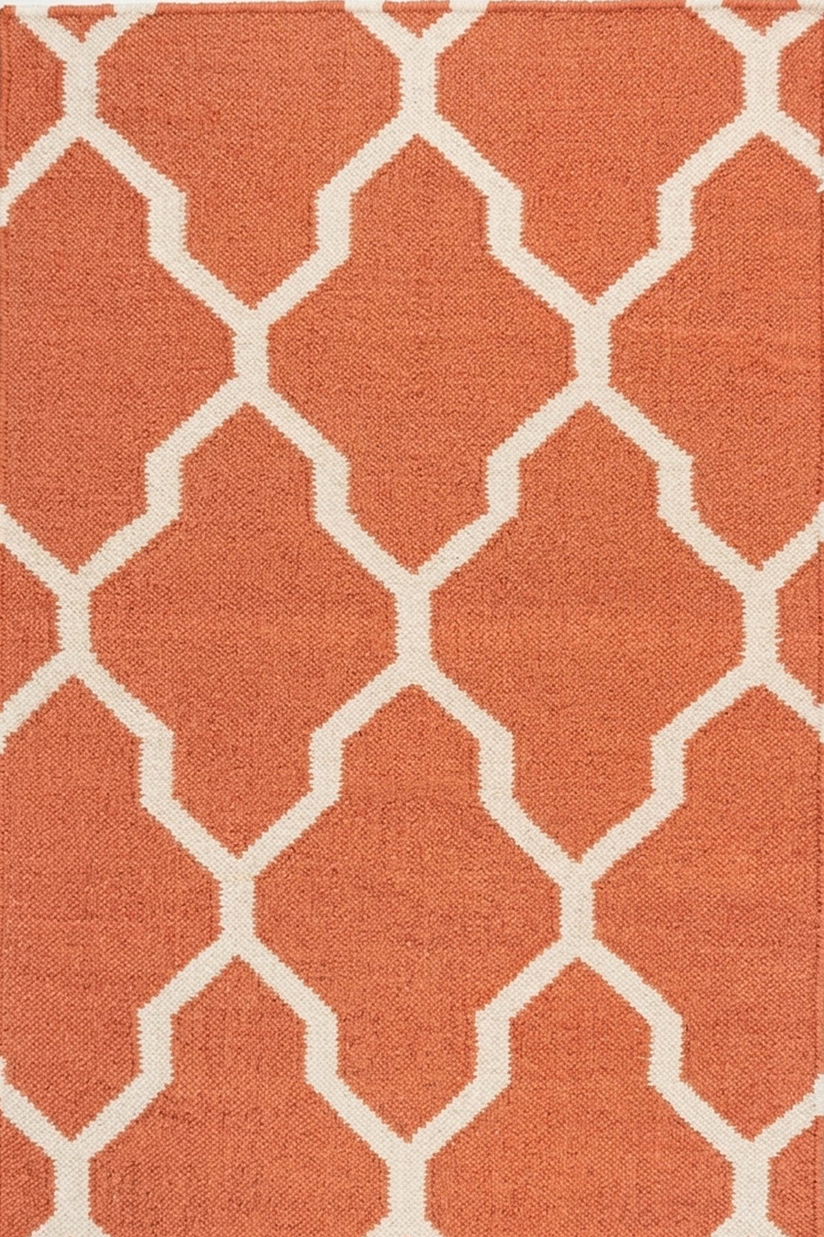 Contemporary Artisan 2x3 Ft Geometric Dhurrie Rug | Handmade Wool Cotton Floor Rug for Stylish Living Rooms