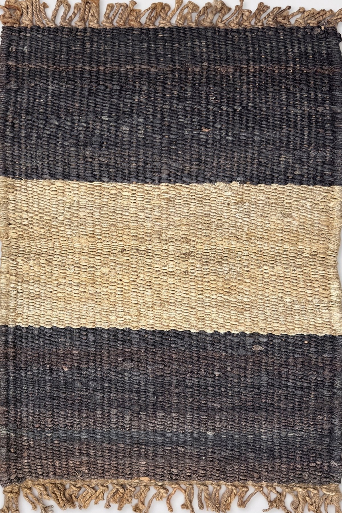 Natural Texture Handmade Jute 2x3 Ft Hamp Mat | Rustic Entryway Mat for Door Kitchen Living Room and Home
