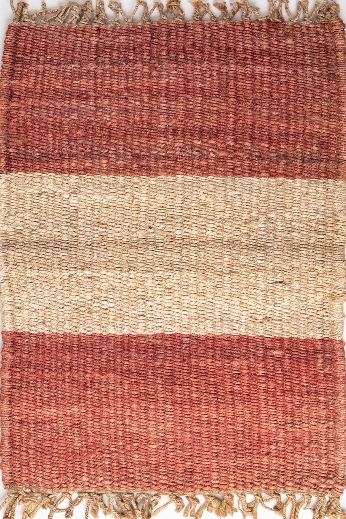 Timeless Rustic Jute 2x3 Ft Hamp Mat | Handcrafted Natural Woven Mat for Entryway Kitchen Bathroom and Living Room